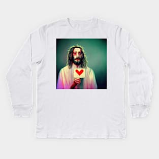 Jesus Love Kids Long Sleeve T-Shirt